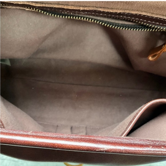 OLD TREND Genuine Leather Doctor Satchel Bag, brown - Picture 11 of 17